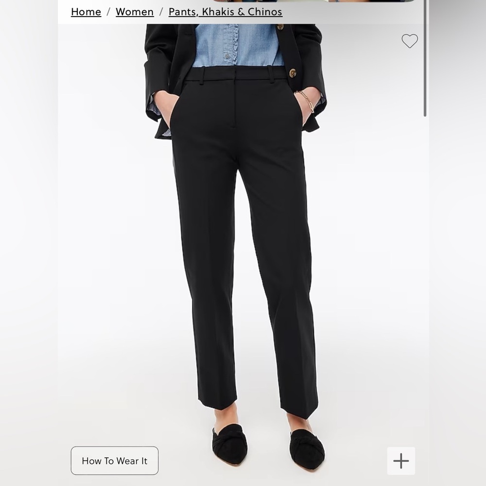 JCREW black pant